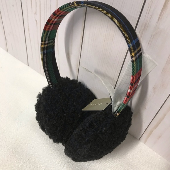 J. Crew Accessories Ear Muffs Nwt Christmas Plaid J Crew Headband